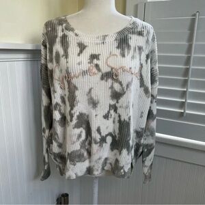 Vintage Havana 'Sun & Sand' Oversized Tie Dye Cotton Sweater